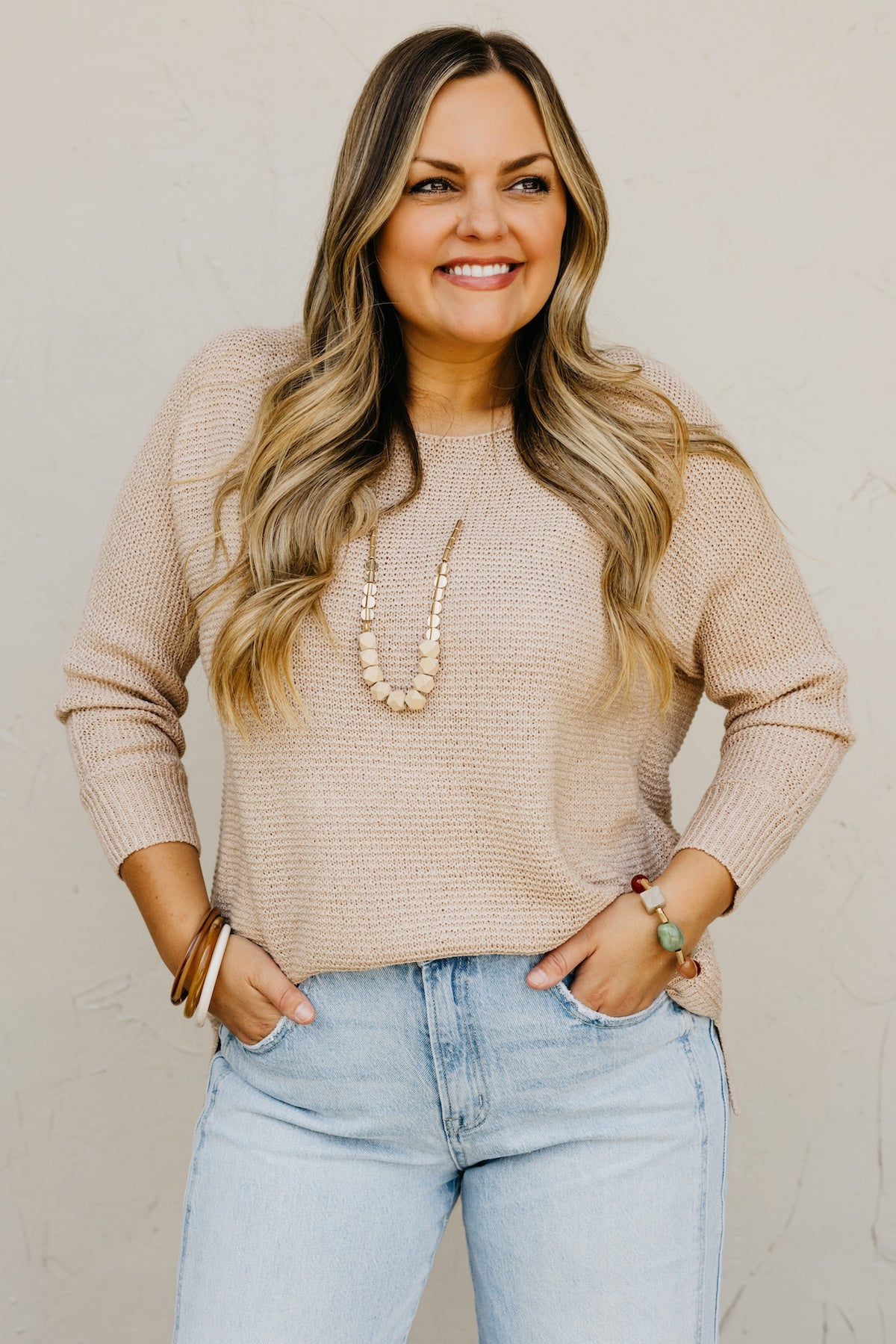 The Westin Side Slit Sweater