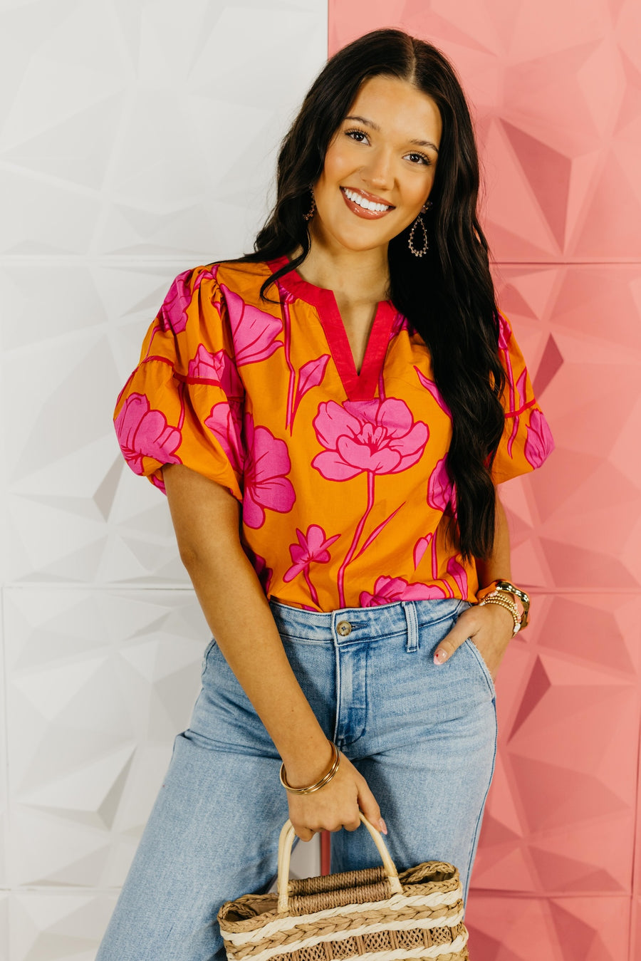 The Kaiya Puff Sleeve Blouse
