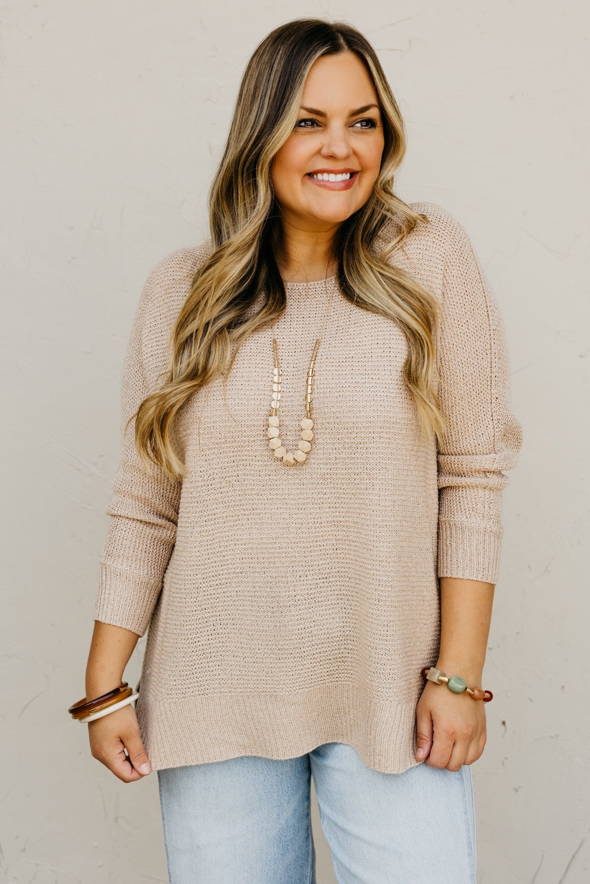 The Westin Side Slit Sweater