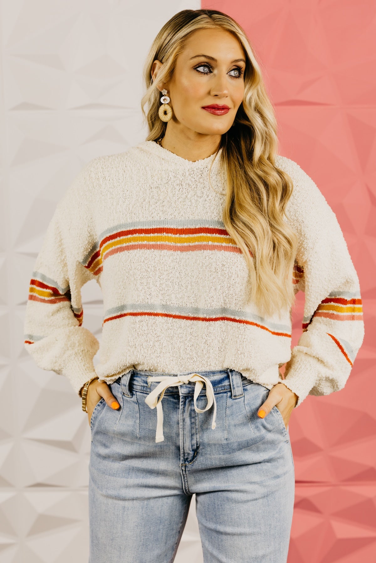 The Oscar Hooded Texture Sweater