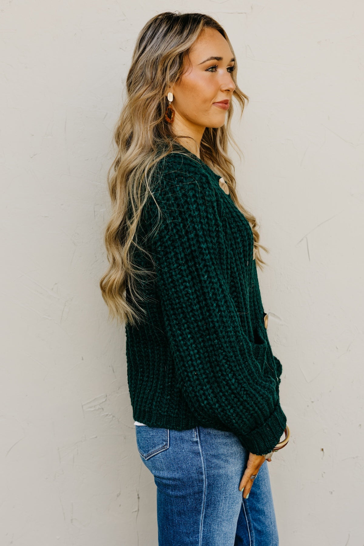 The Norma Chunky Knit Sweater Cardigan