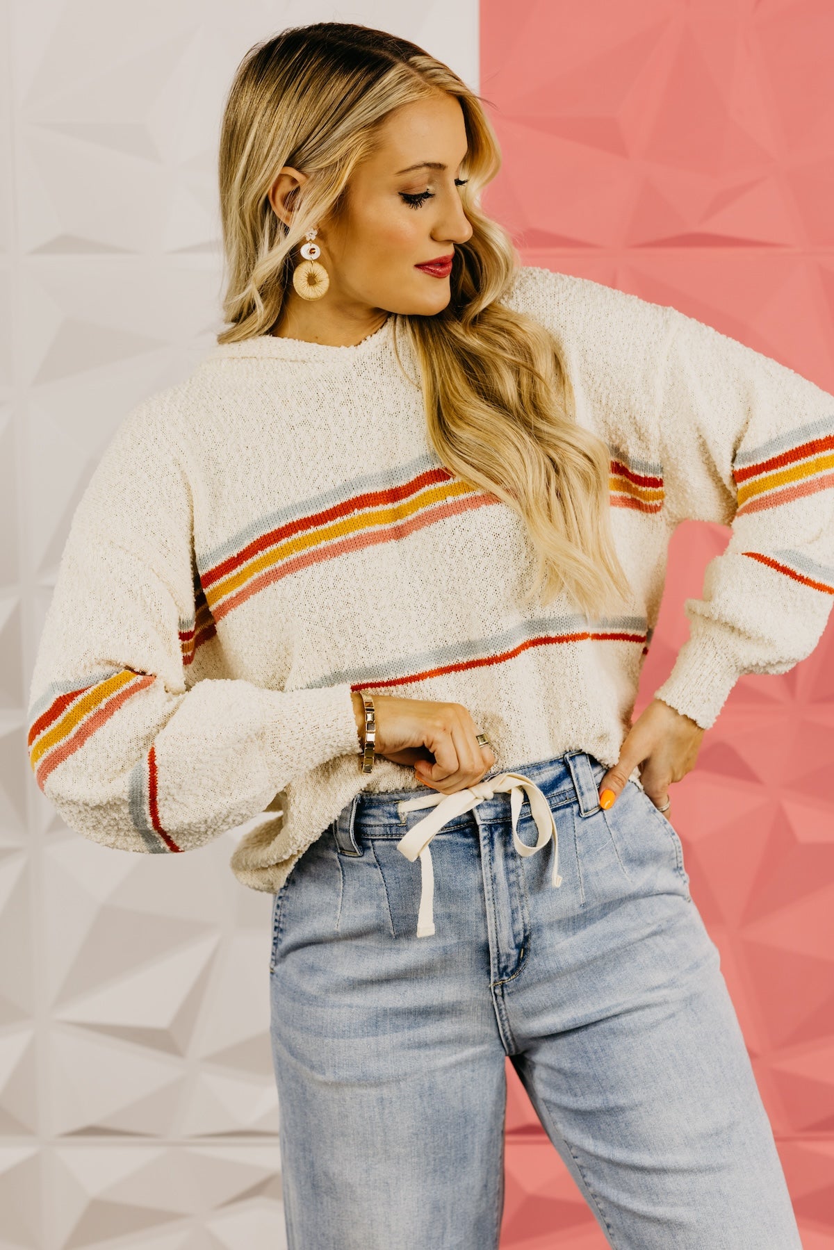 The Oscar Hooded Texture Sweater