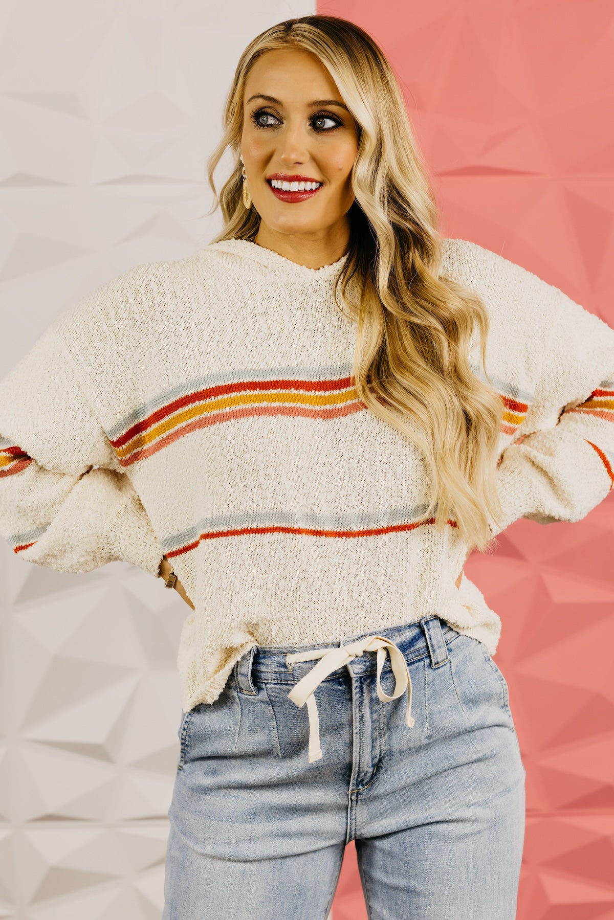 The Oscar Hooded Texture Sweater