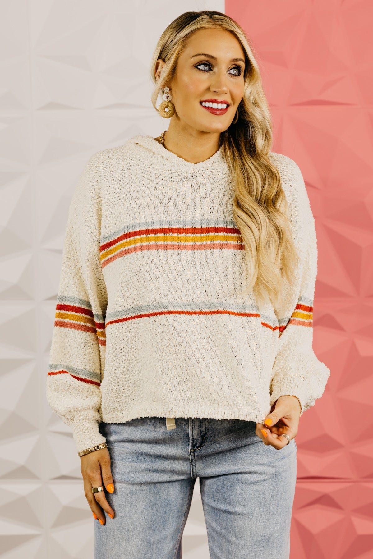 The Oscar Hooded Texture Sweater