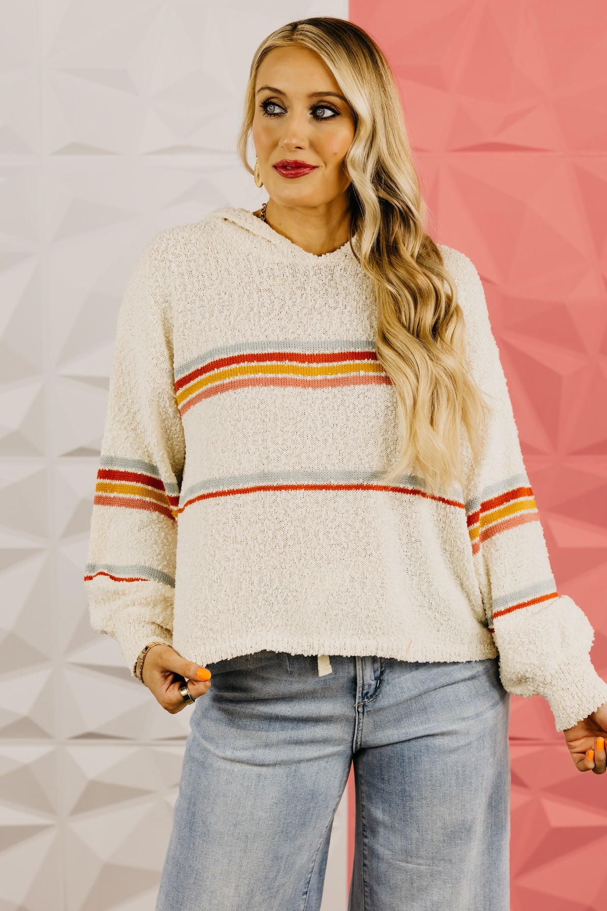 The Oscar Hooded Texture Sweater