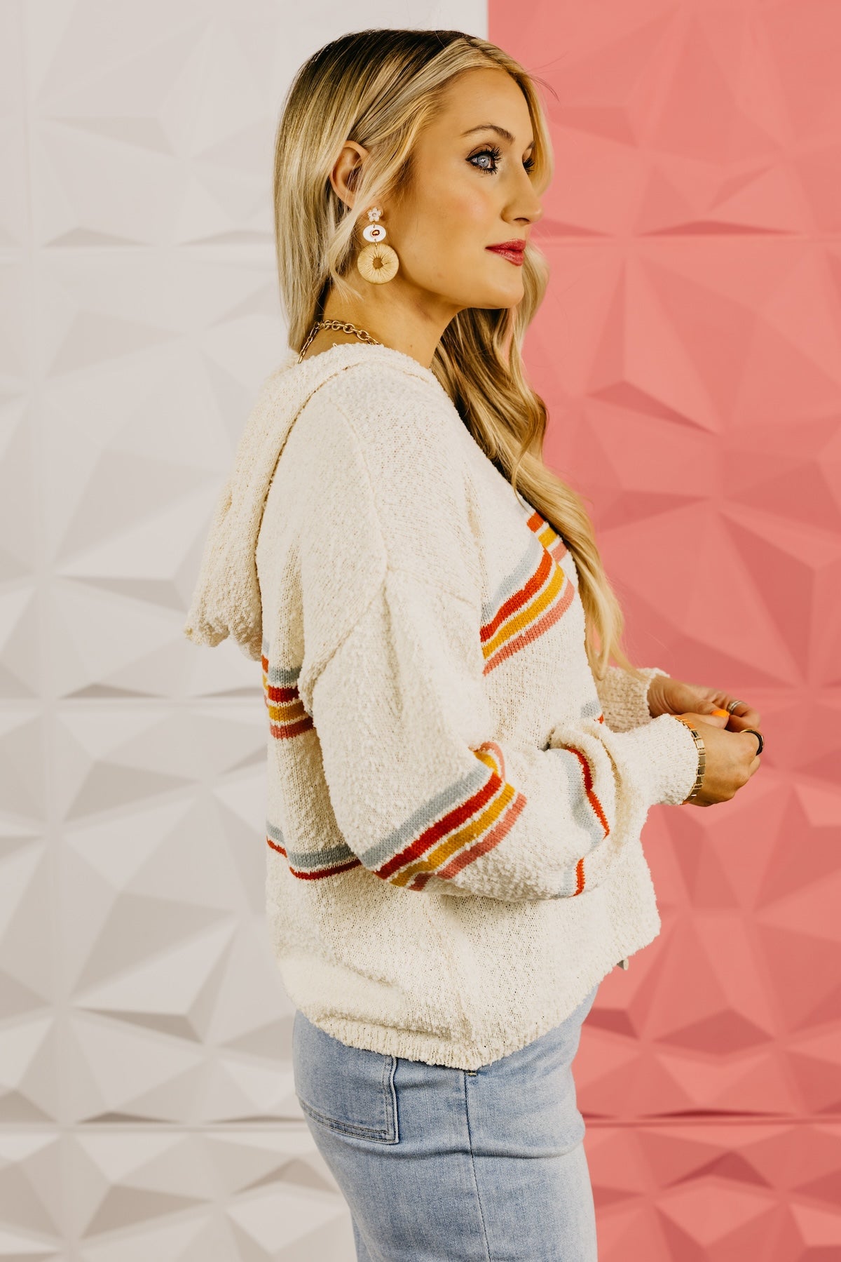 The Oscar Hooded Texture Sweater