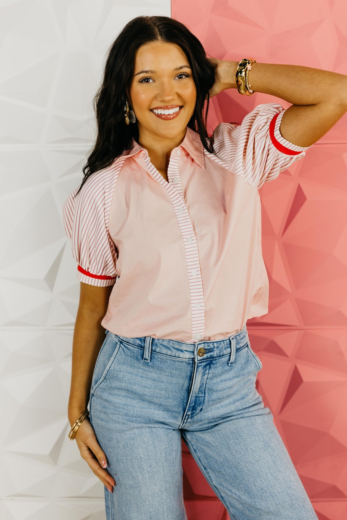 The Axel Puff Sleeve Blouse