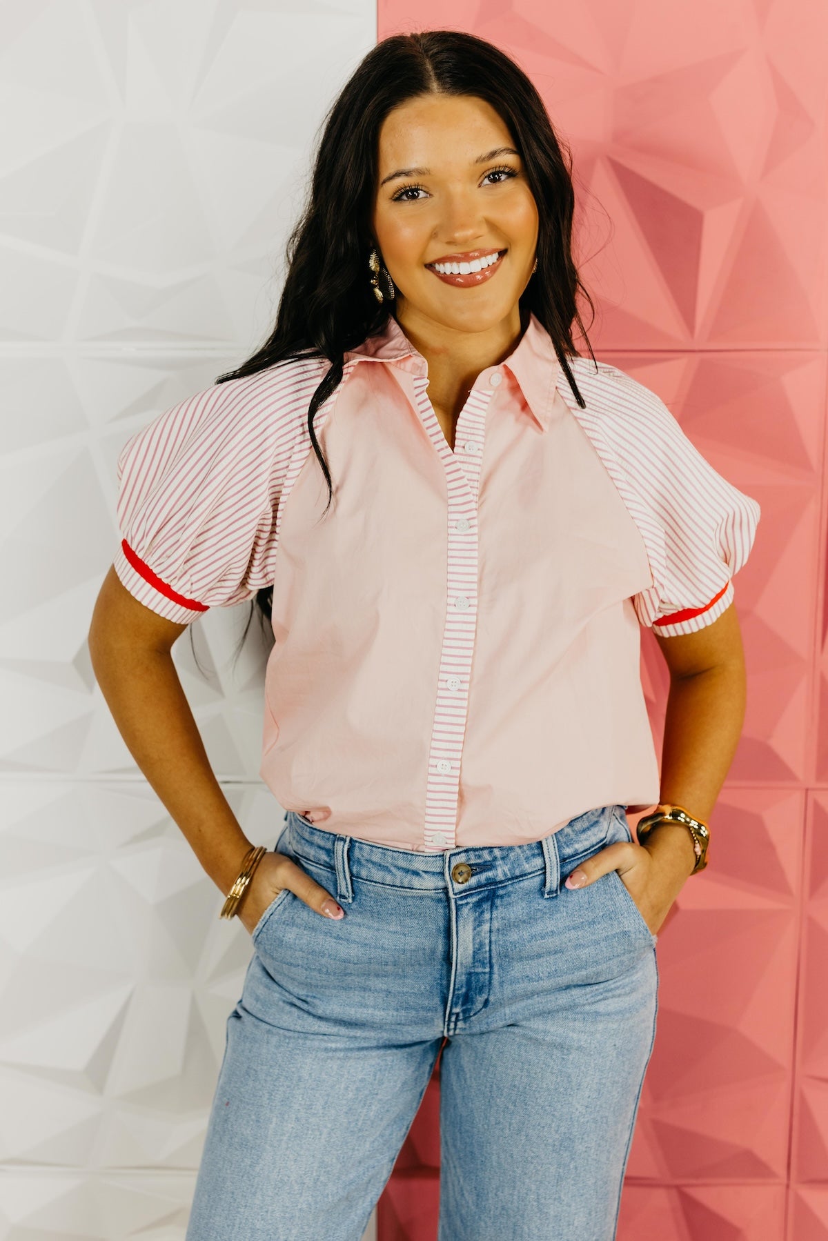 The Axel Puff Sleeve Blouse