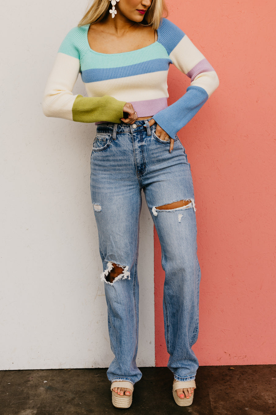 Vervet Denim | The Leona High Rise Straight Jeans