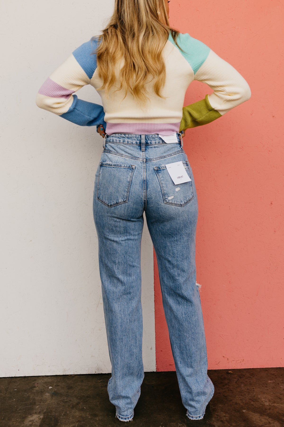 Vervet Denim | The Leona High Rise Straight Jeans