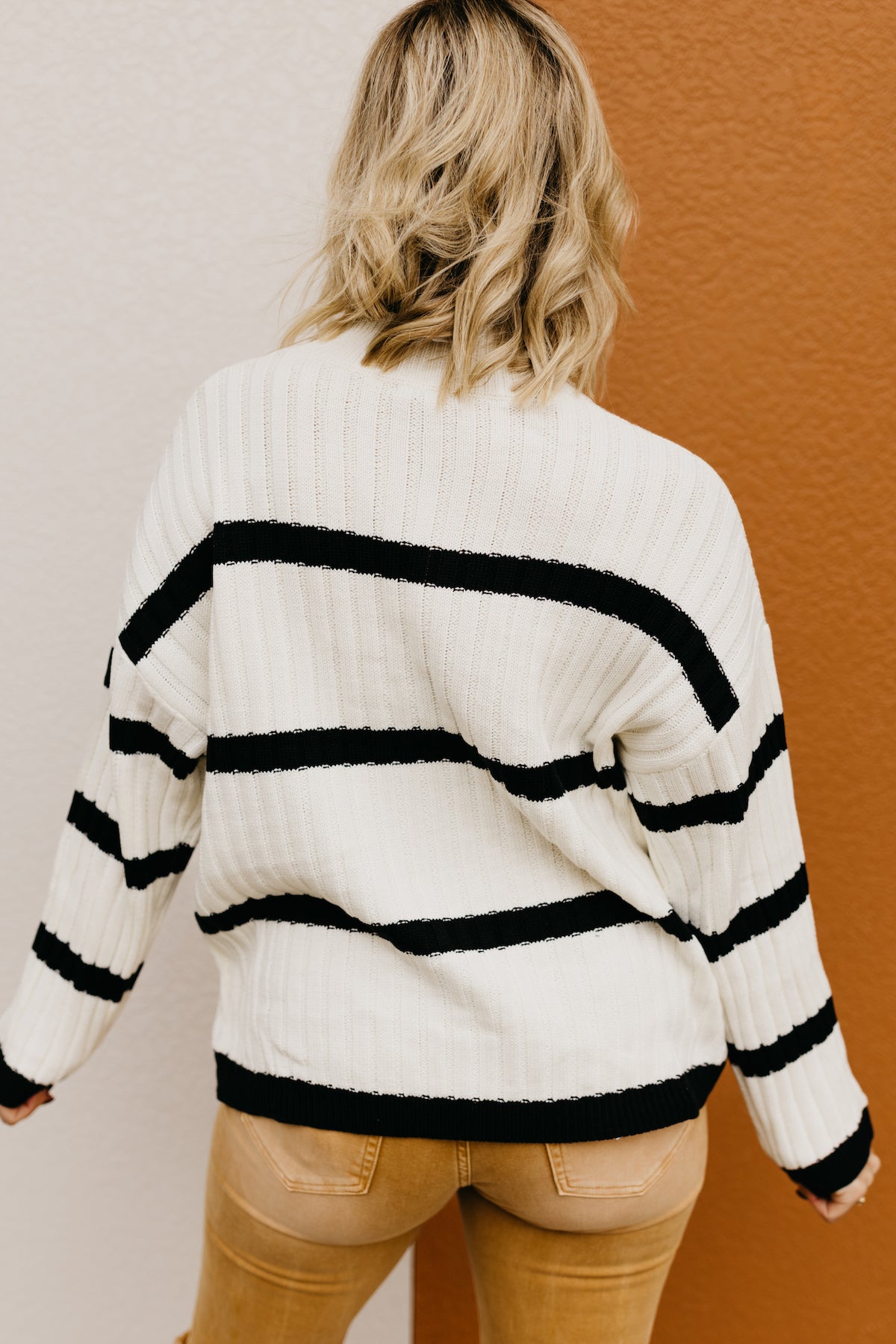 The Bjorn Striped Rib Knit Sweater  - FINAL SALE