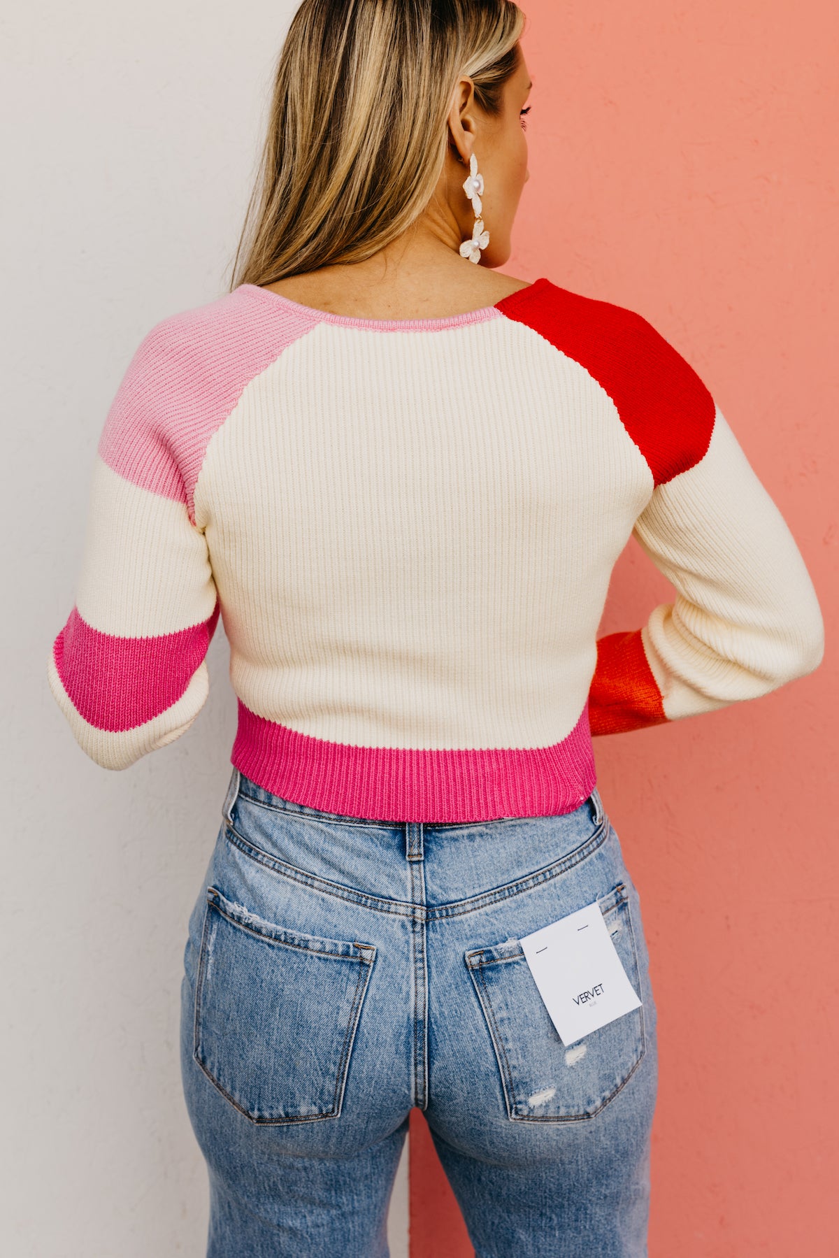 The Prince Color Block Stripe Sweater