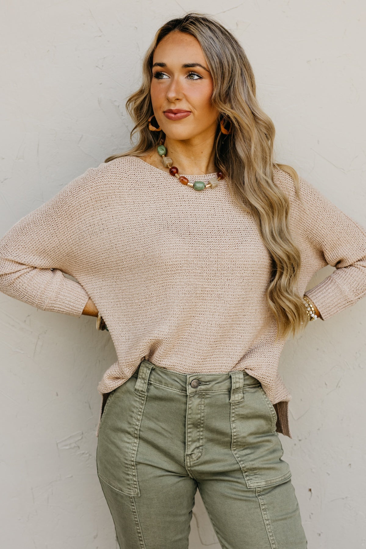 The Westin Side Slit Sweater