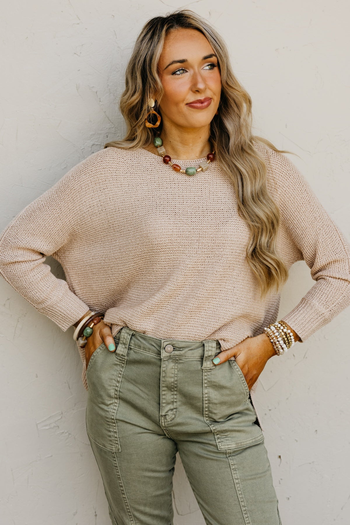 The Westin Side Slit Sweater