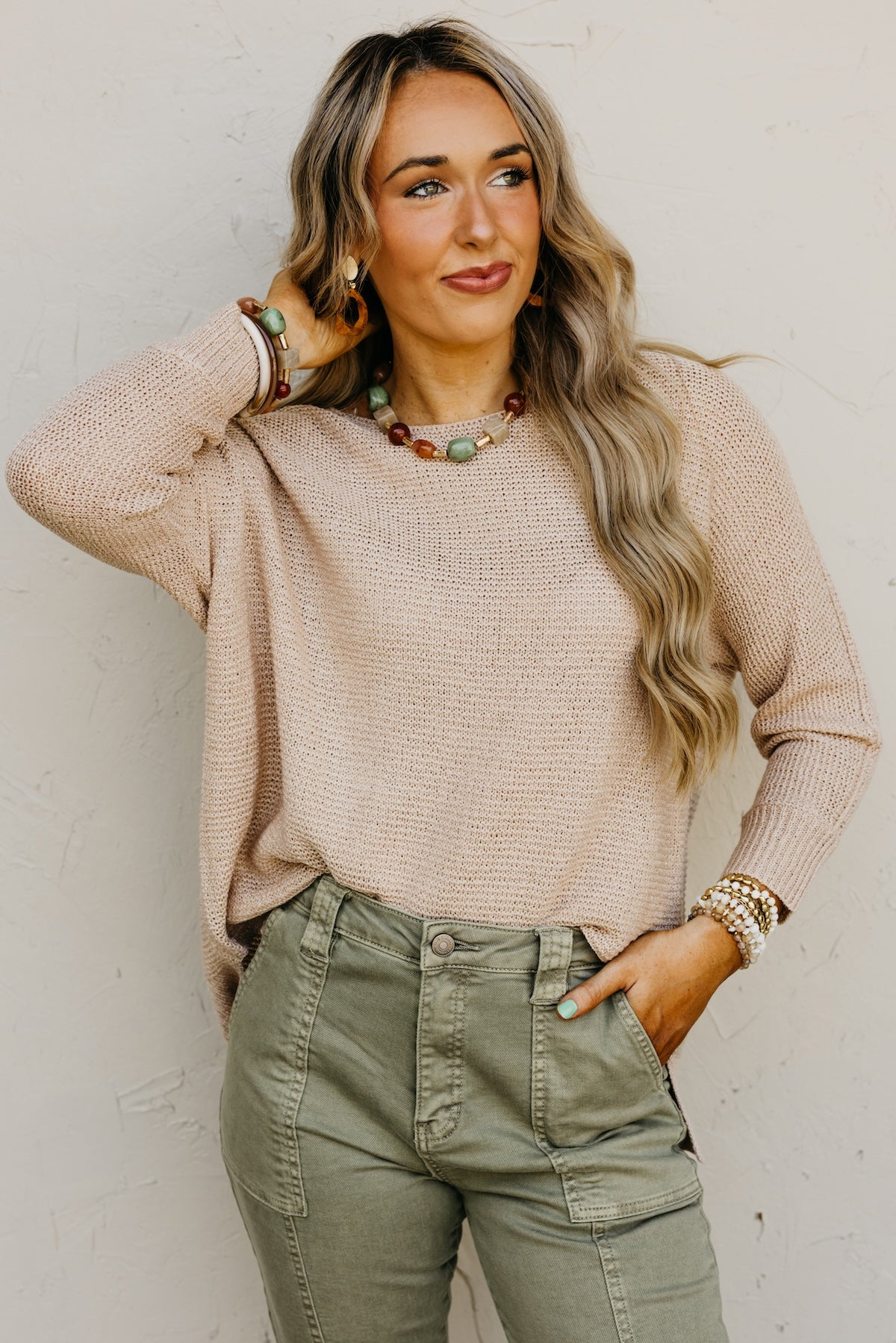 The Westin Side Slit Sweater