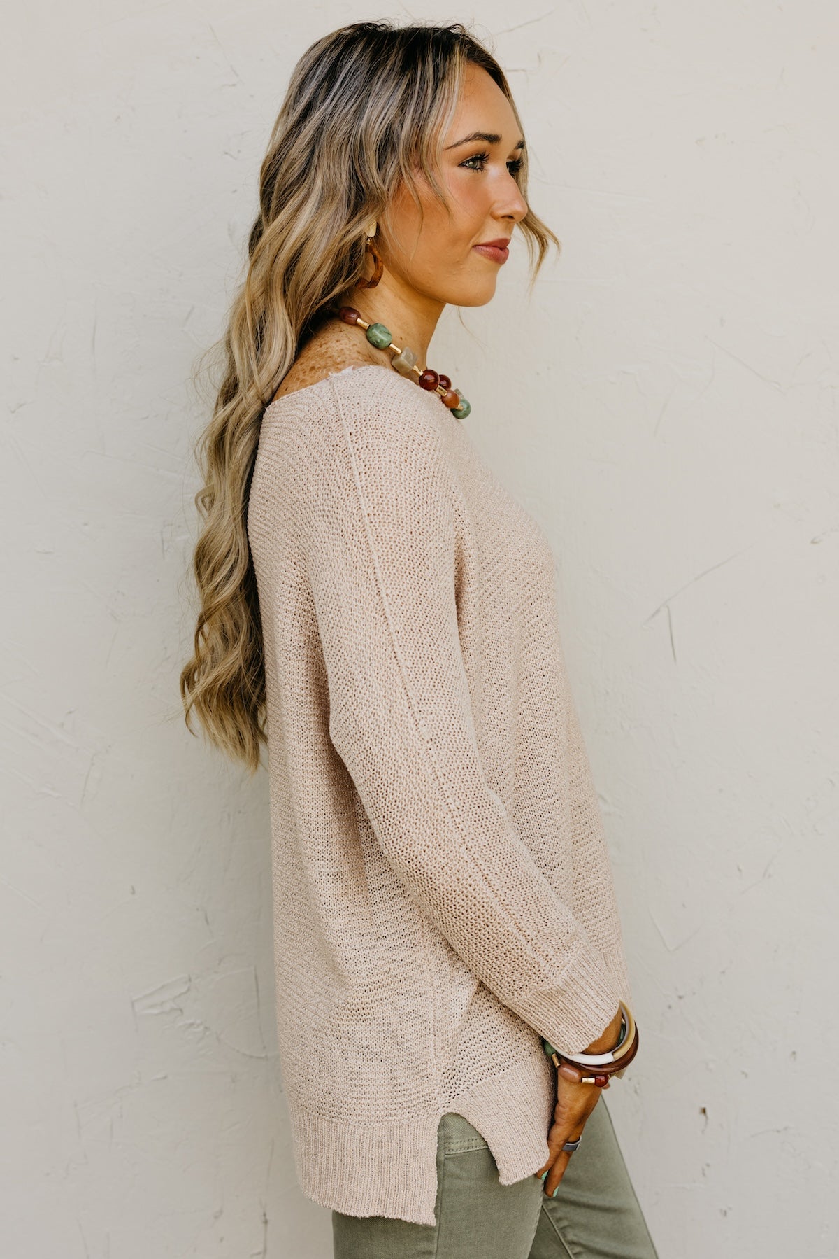 The Westin Side Slit Sweater