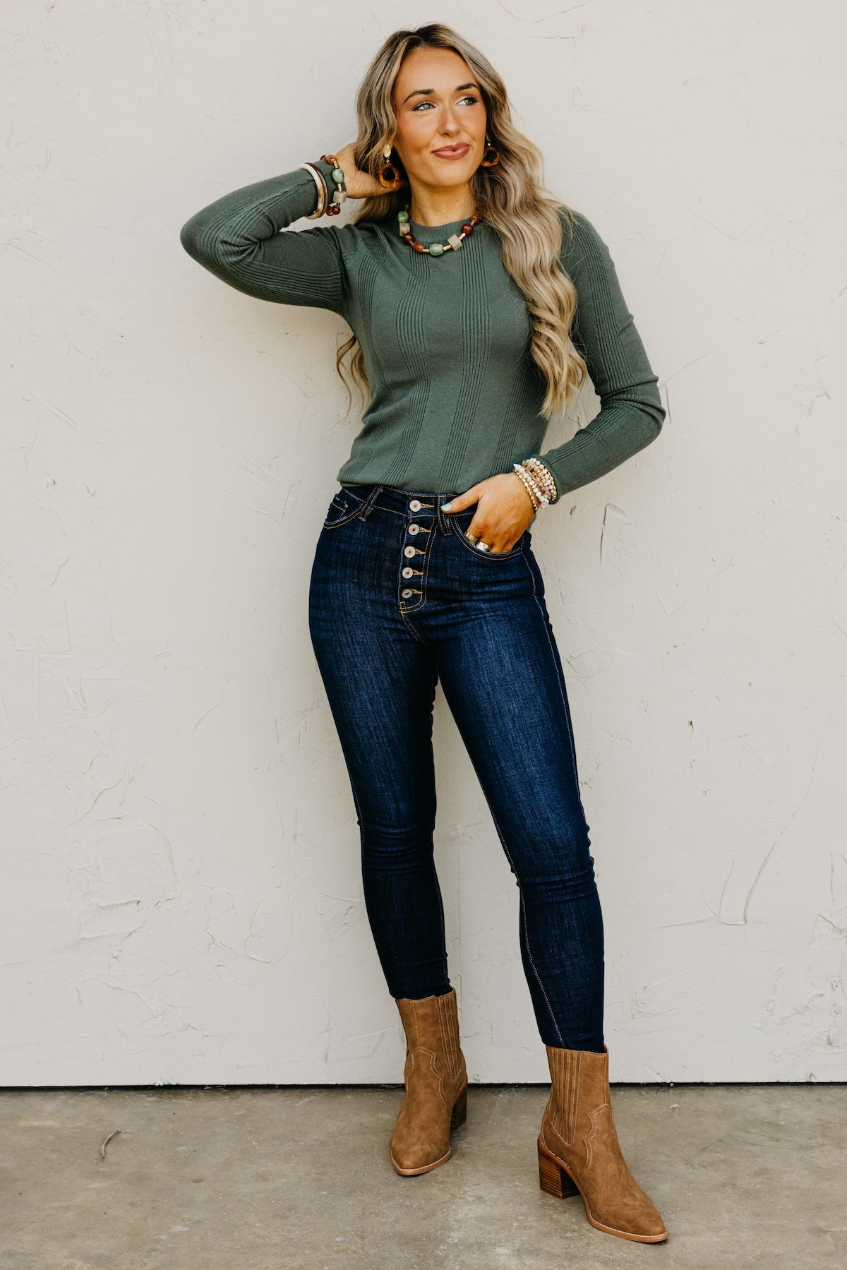 The Leilani Long Sleeve Sweater
