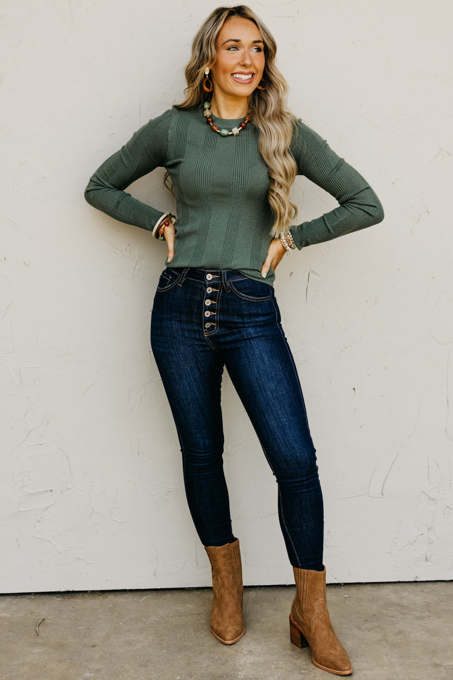 The Leilani Long Sleeve Sweater