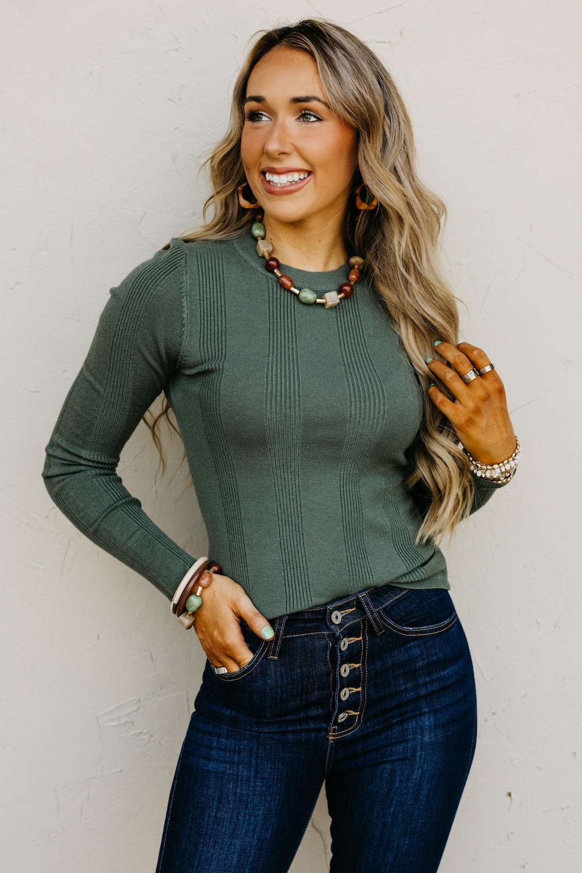 The Leilani Long Sleeve Sweater