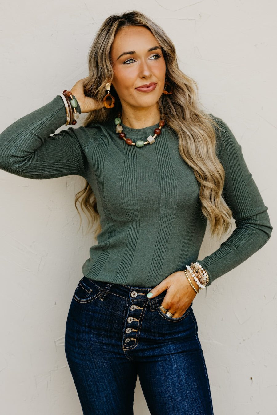 The Leilani Long Sleeve Sweater