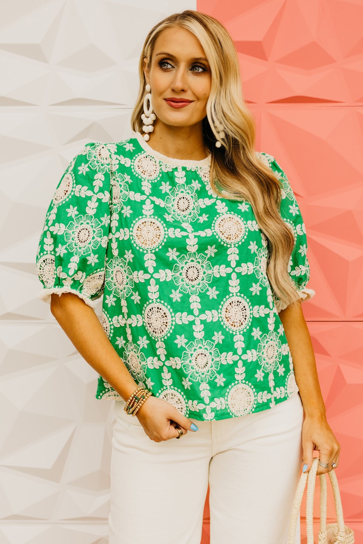 The Solomon Embroidered Fringe Top