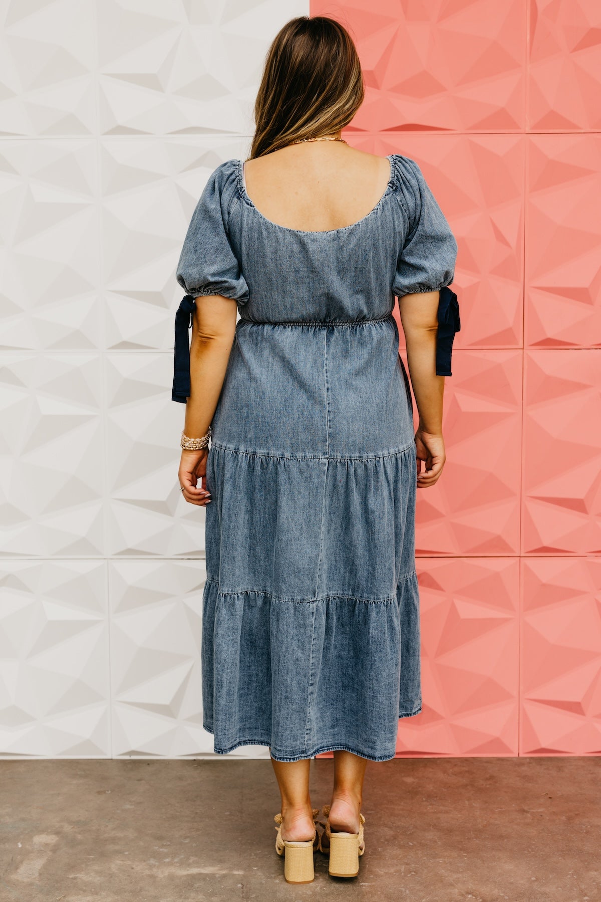 The Rodrigo Bow Sleeve Midi Dress