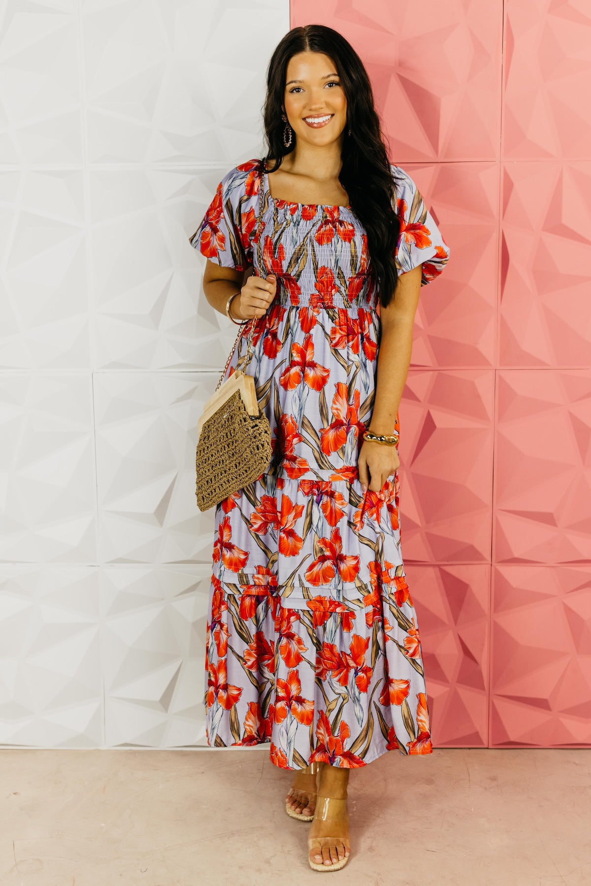 The Everett Smocked Maxi Dress