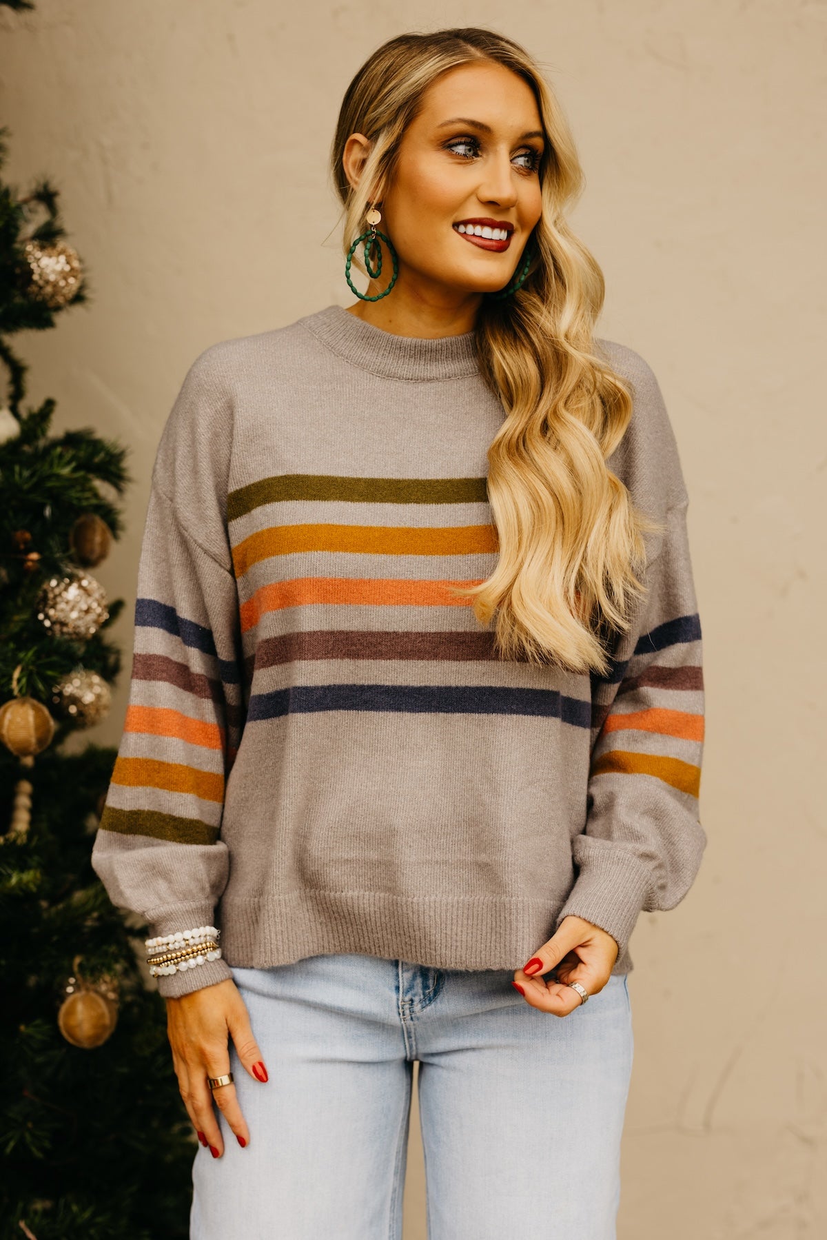 The Peony Striped Sweater