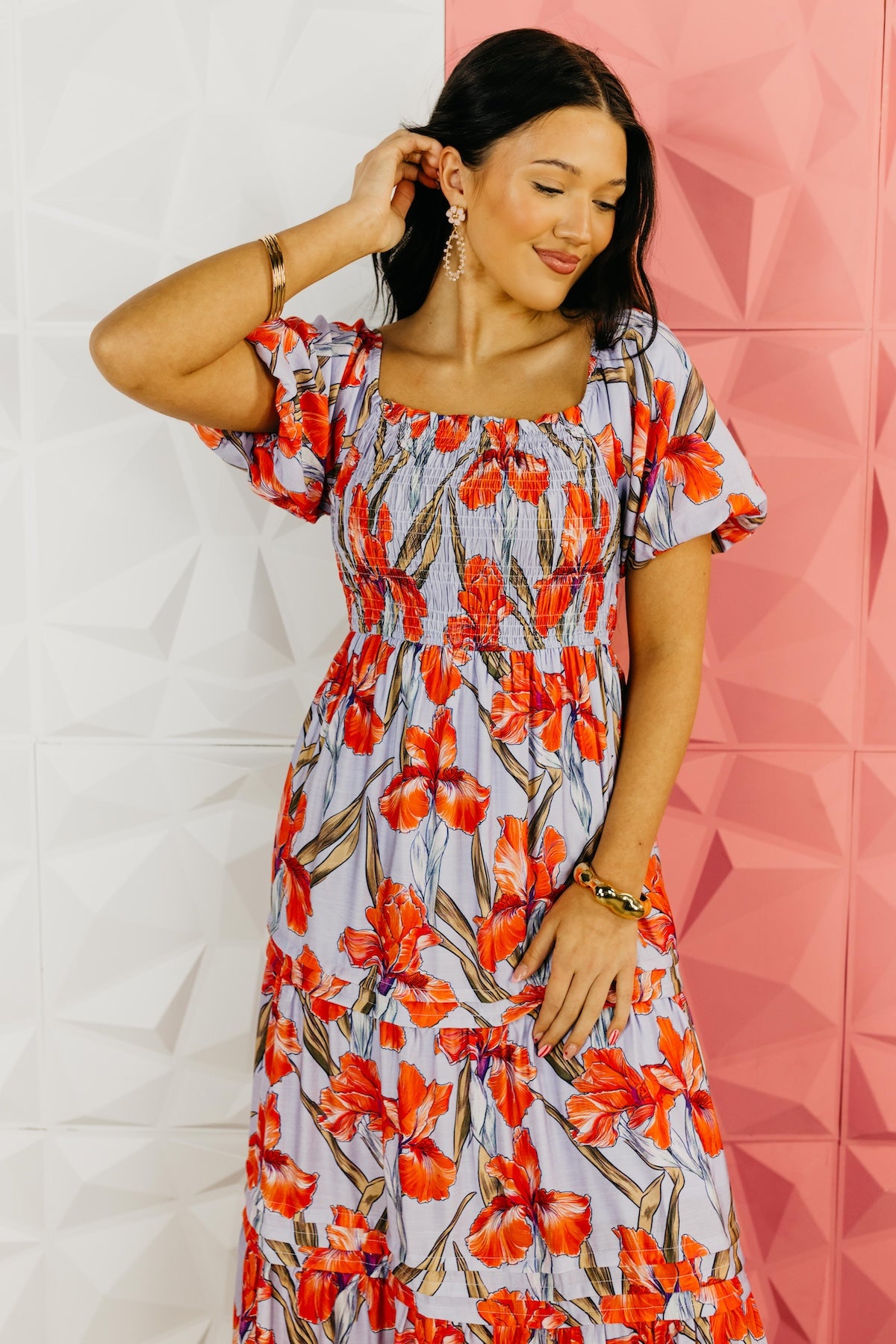 The Everett Smocked Maxi Dress