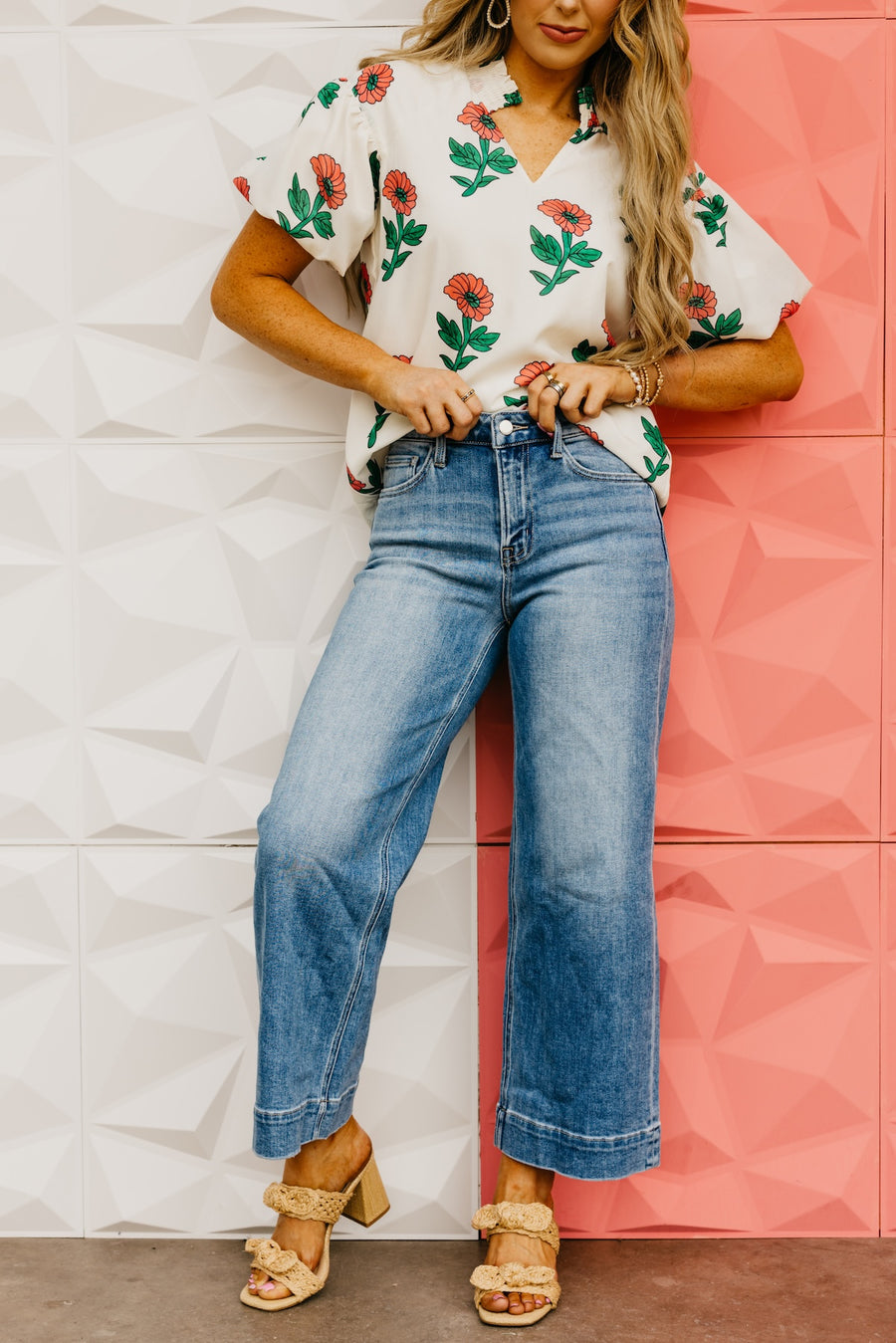 Flying Monkey Denim | The Sayler Crop Wide Leg Denim