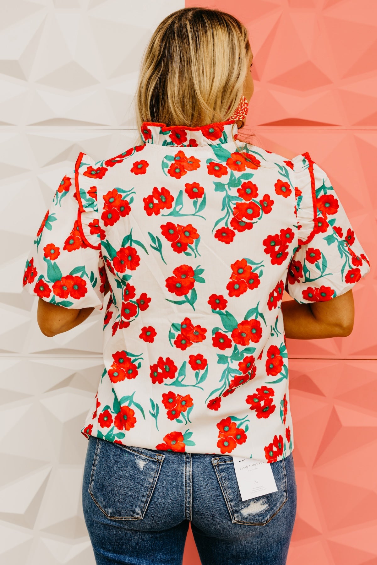 The Noel Floral Puff Sleeve Blouse