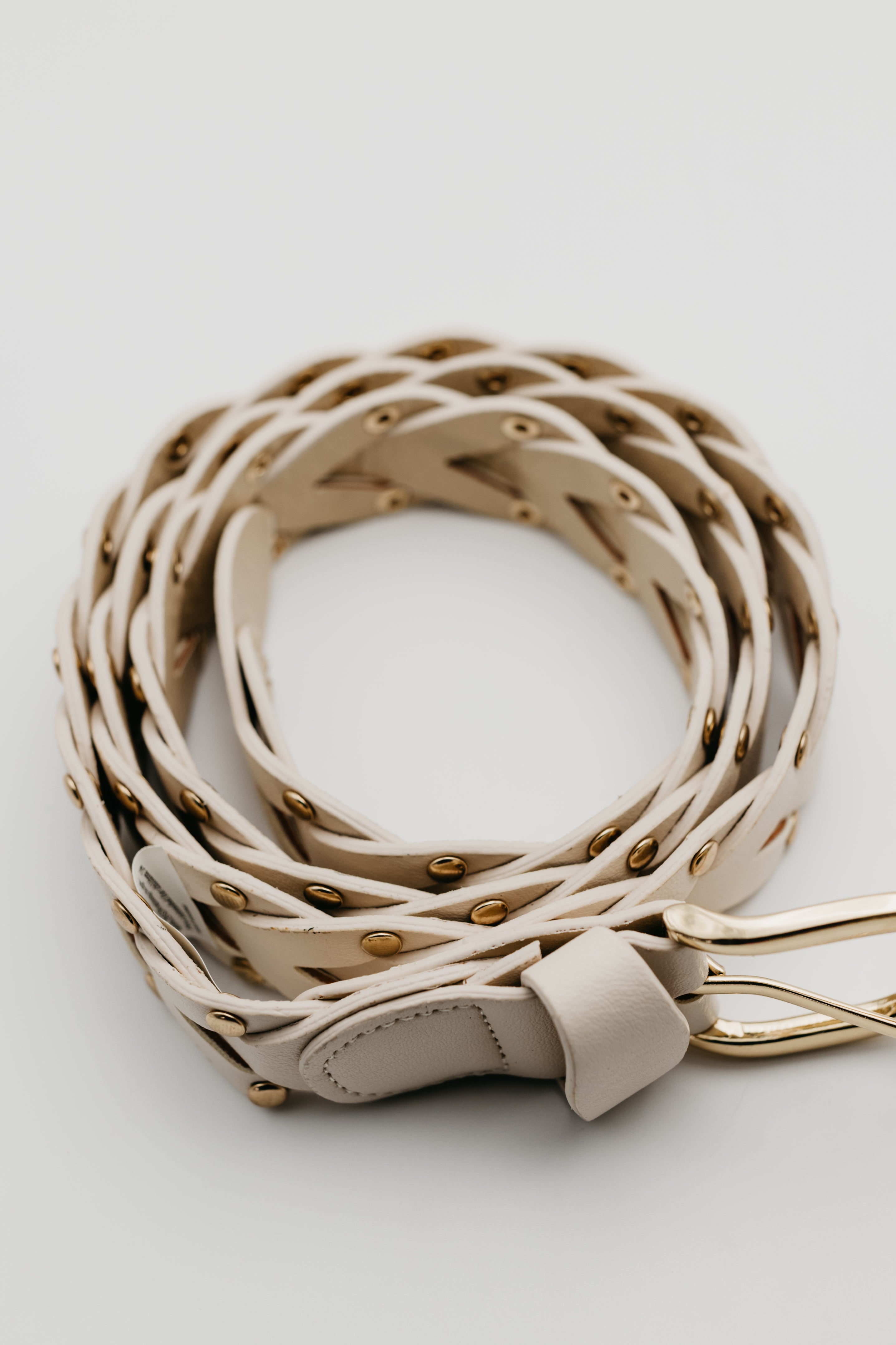 The Mitchie Braided Stud Belt