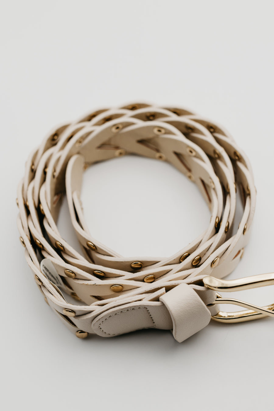 The Mitchie Braided Stud Belt