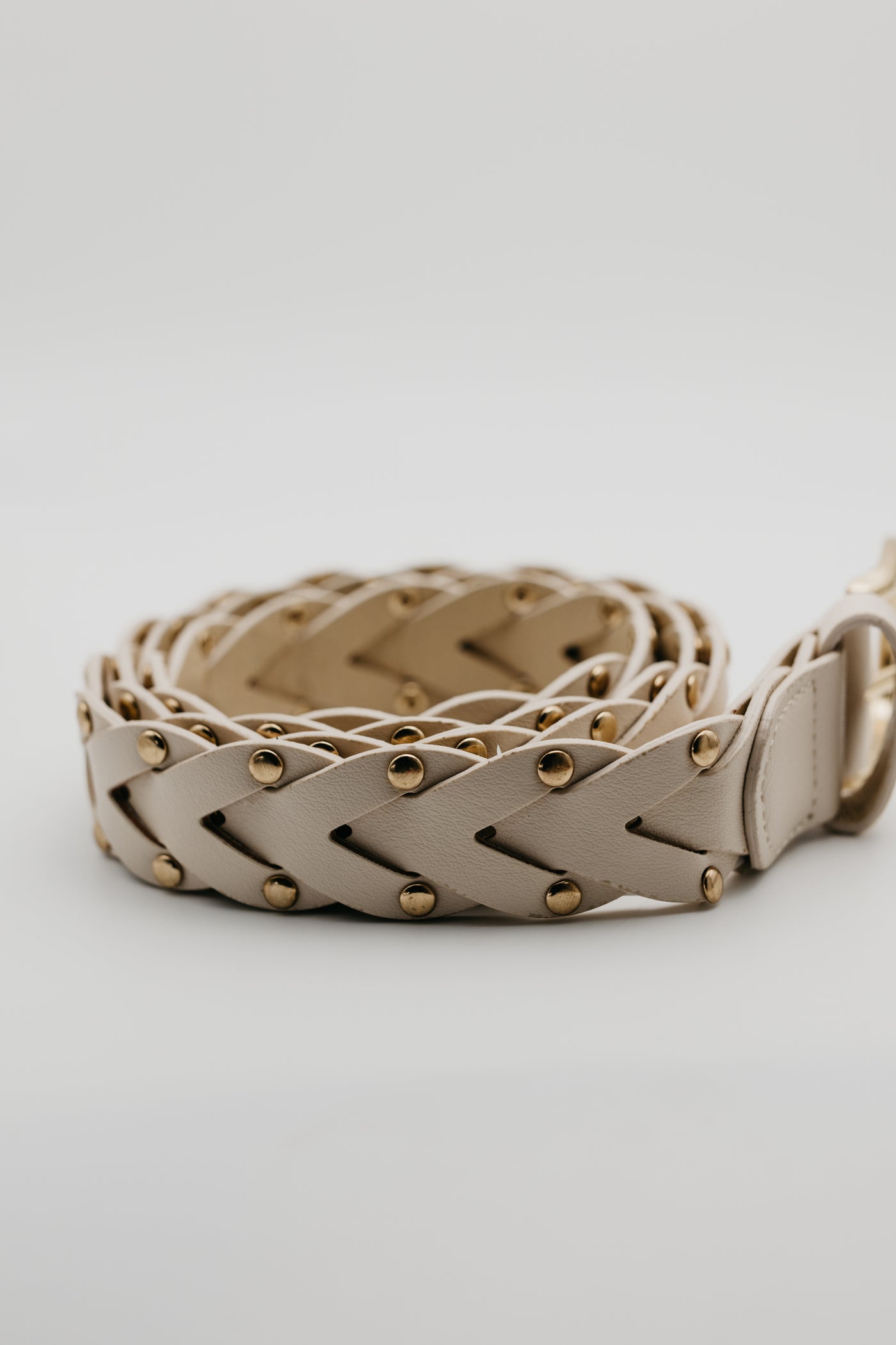 The Mitchie Braided Stud Belt