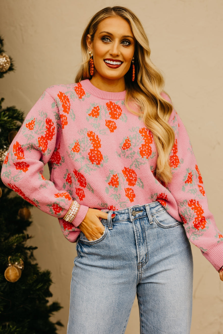 The Kimora Floral Sweater