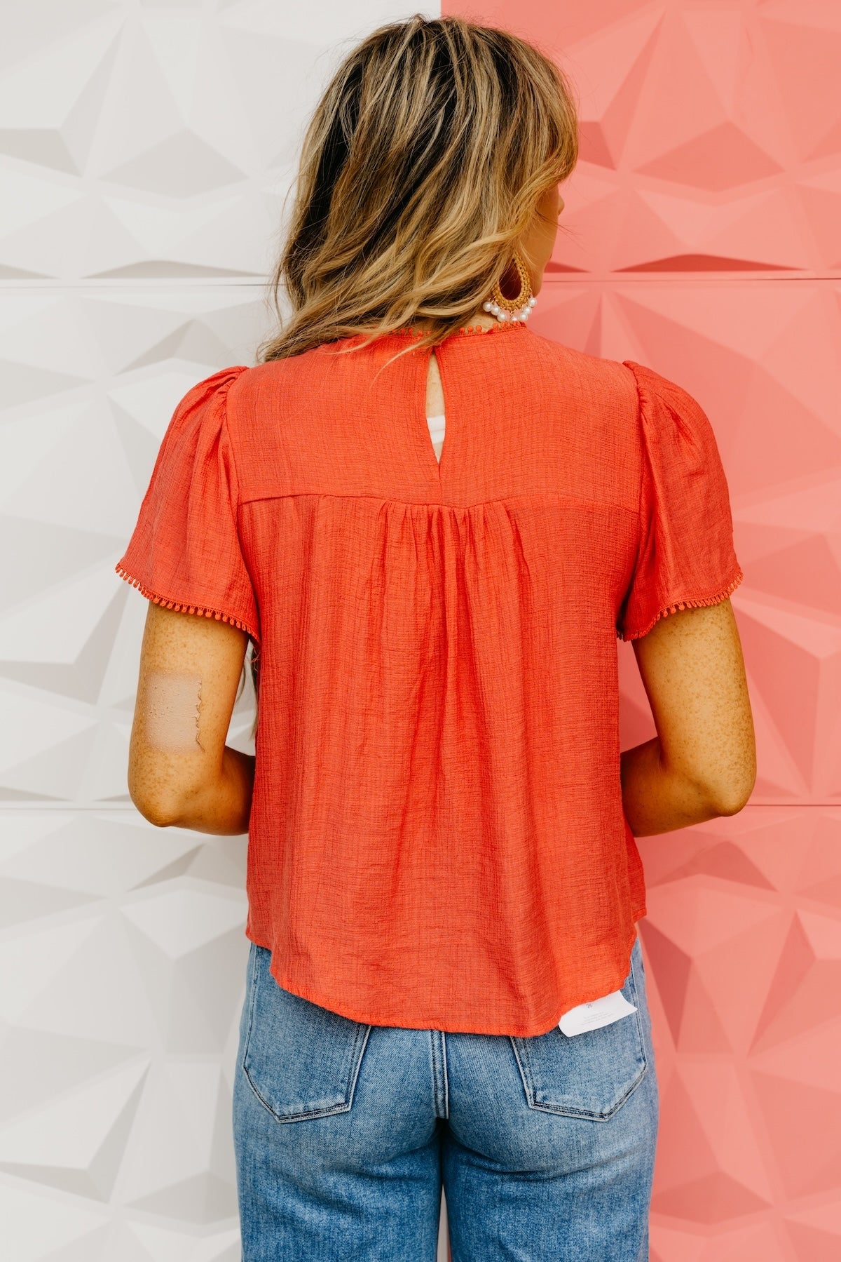The Lawrence Lace Yoke Blouse