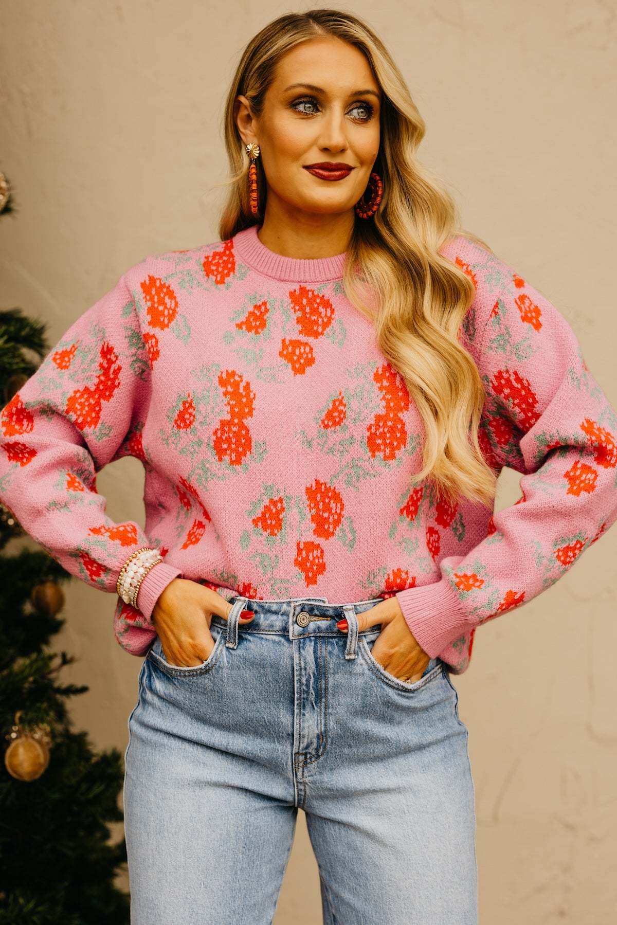 The Kimora Floral Sweater