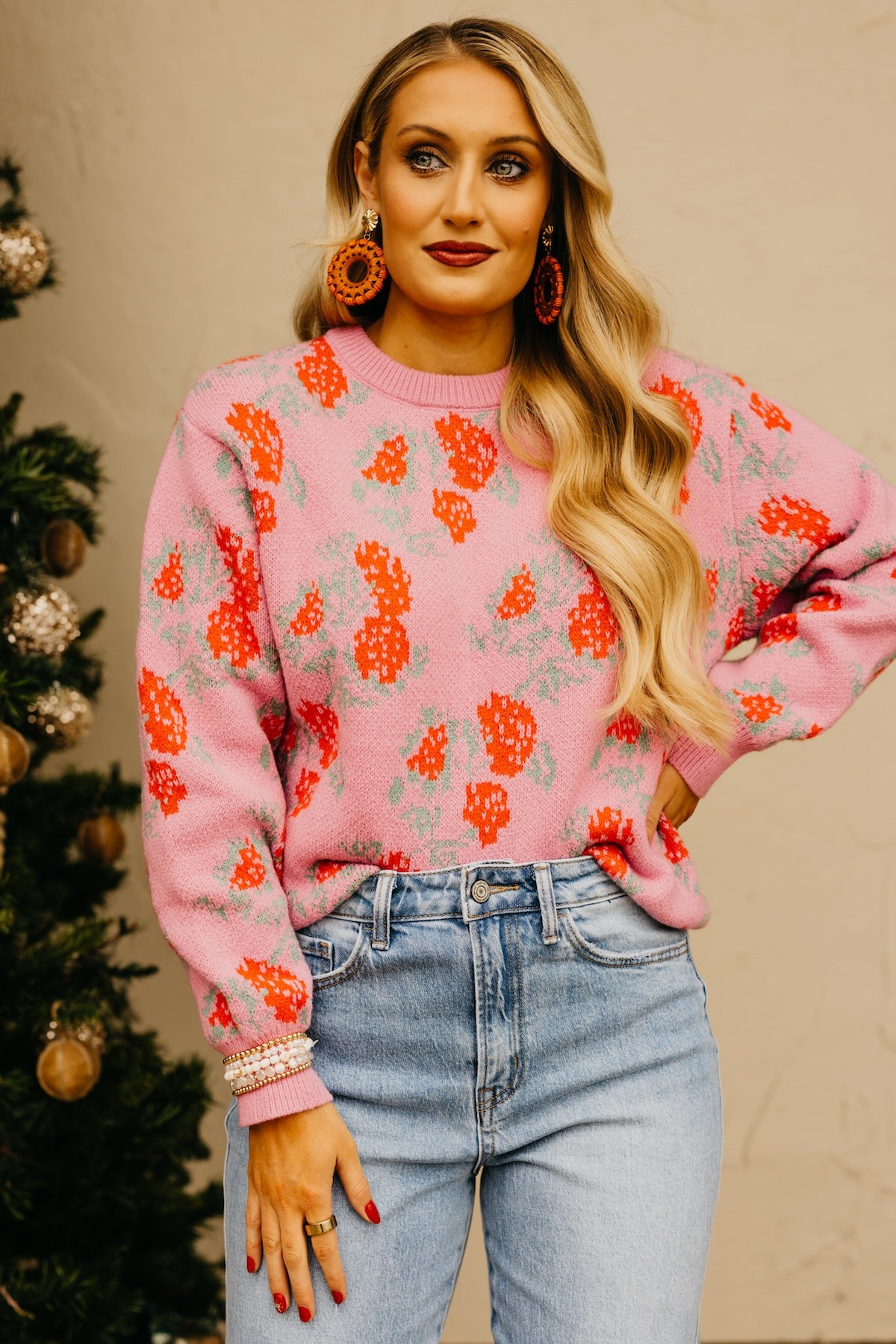 The Kimora Floral Sweater