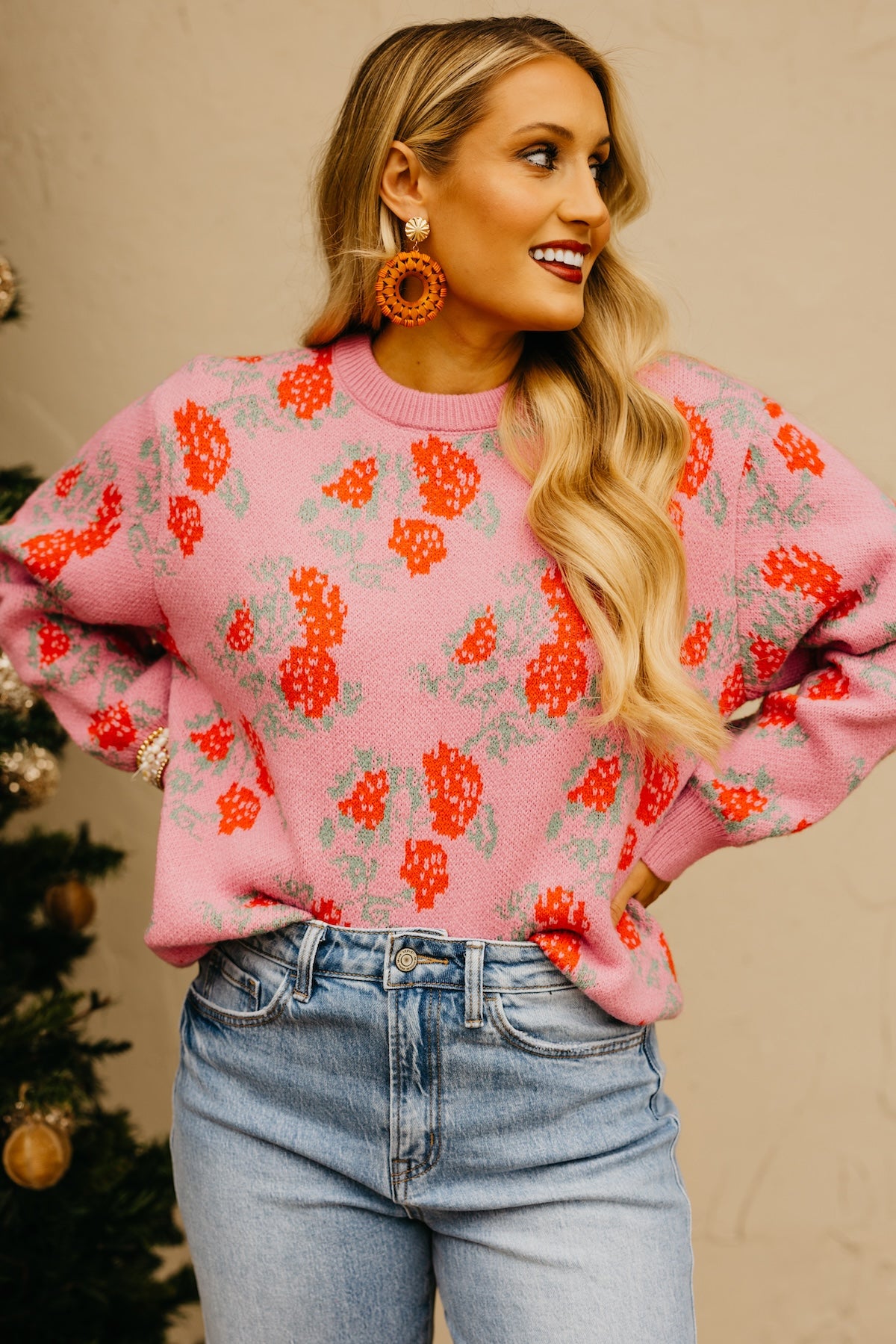 The Kimora Floral Sweater