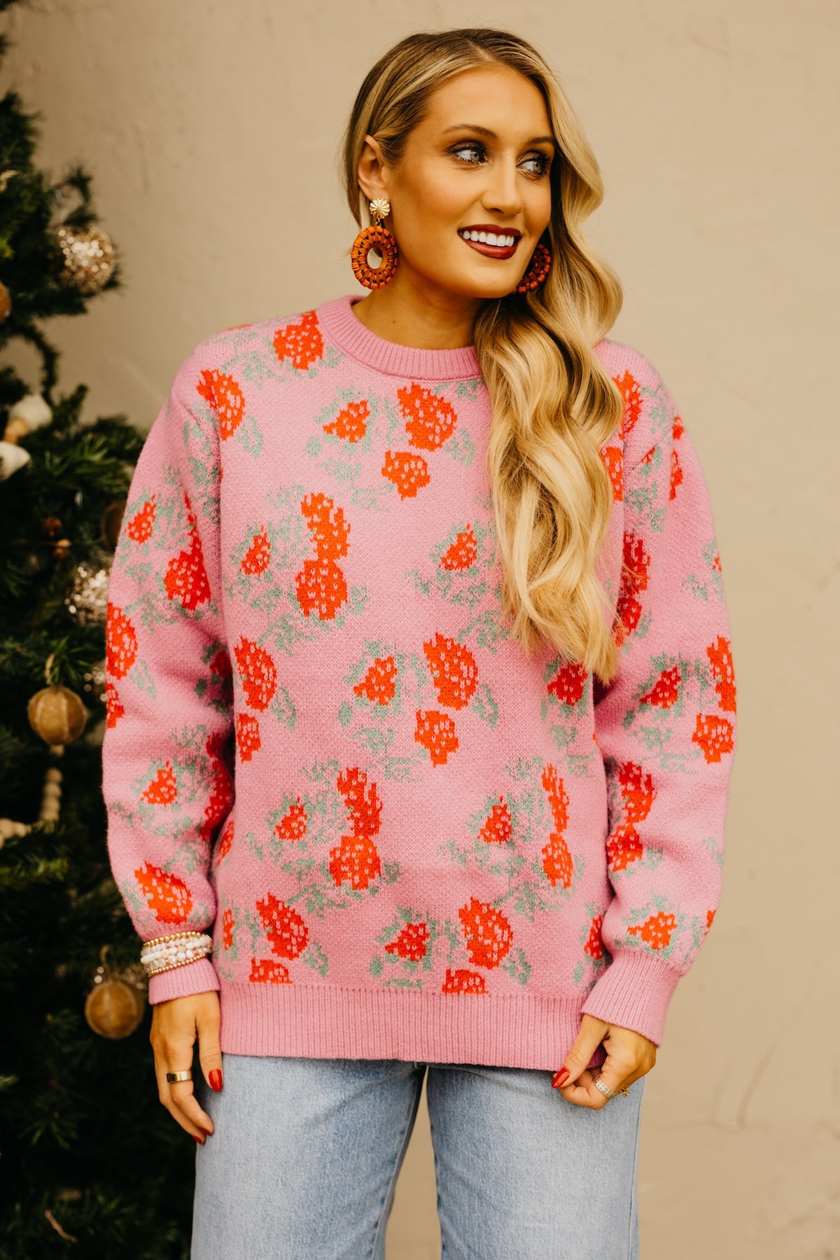 The Kimora Floral Sweater
