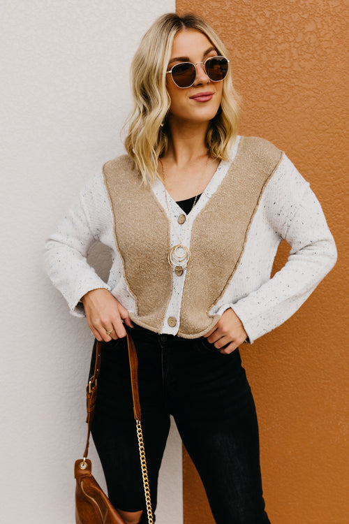The Kaysen Funfetti Block Cardigan
