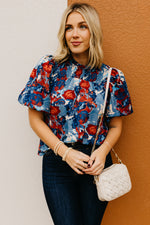 The Lyle Smocked Floral Blouse