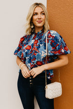 The Lyle Smocked Floral Blouse