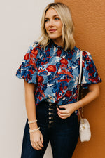 The Lyle Smocked Floral Blouse