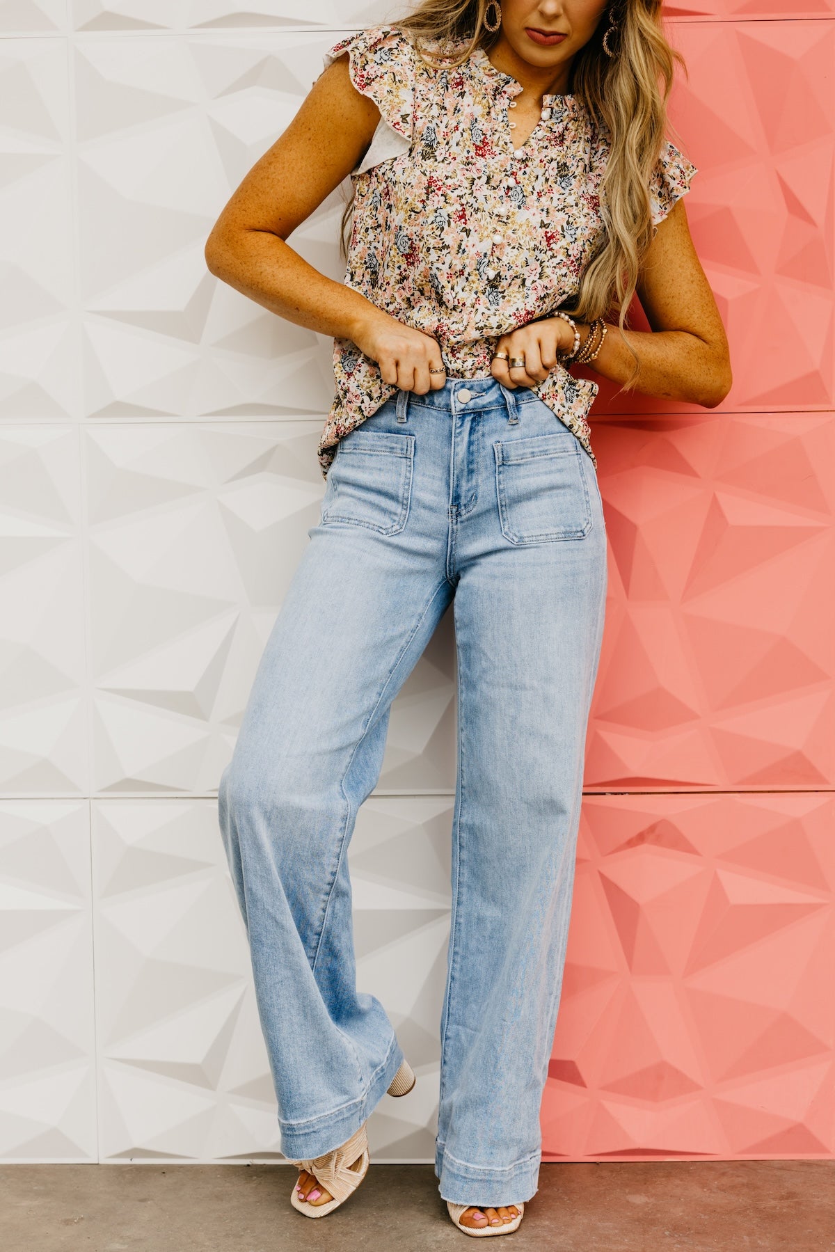 Flying Monkey | The Sara Patch Pocket Trouser Denim