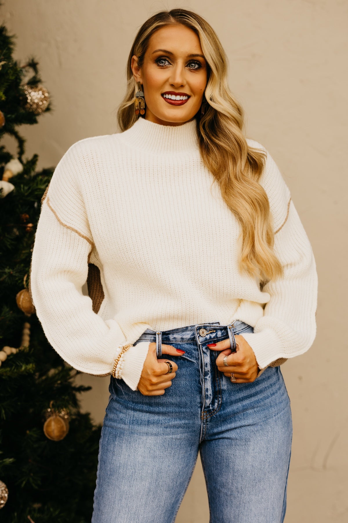 The Eliseo Reverse Seam Sweater