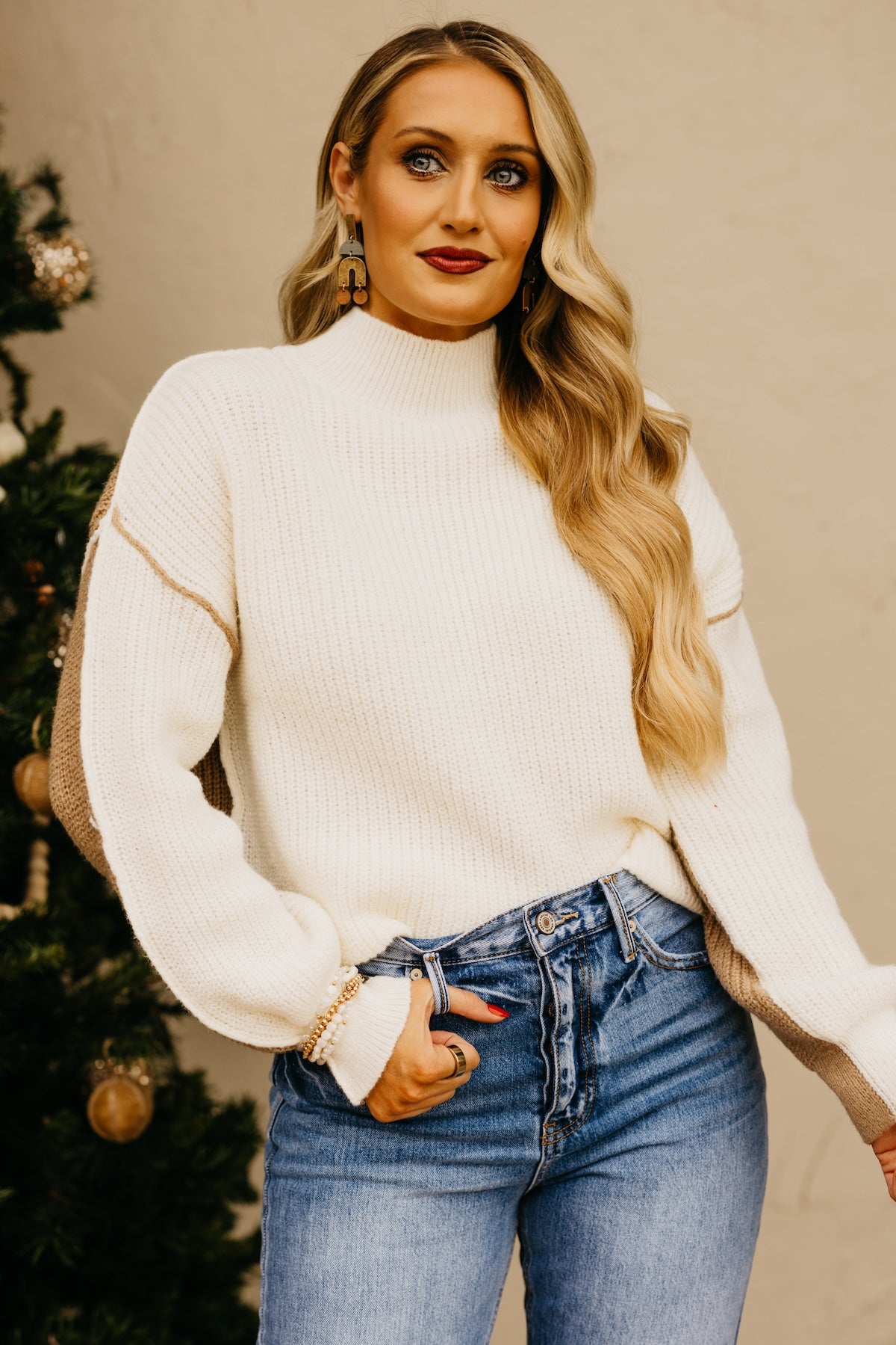 The Eliseo Reverse Seam Sweater