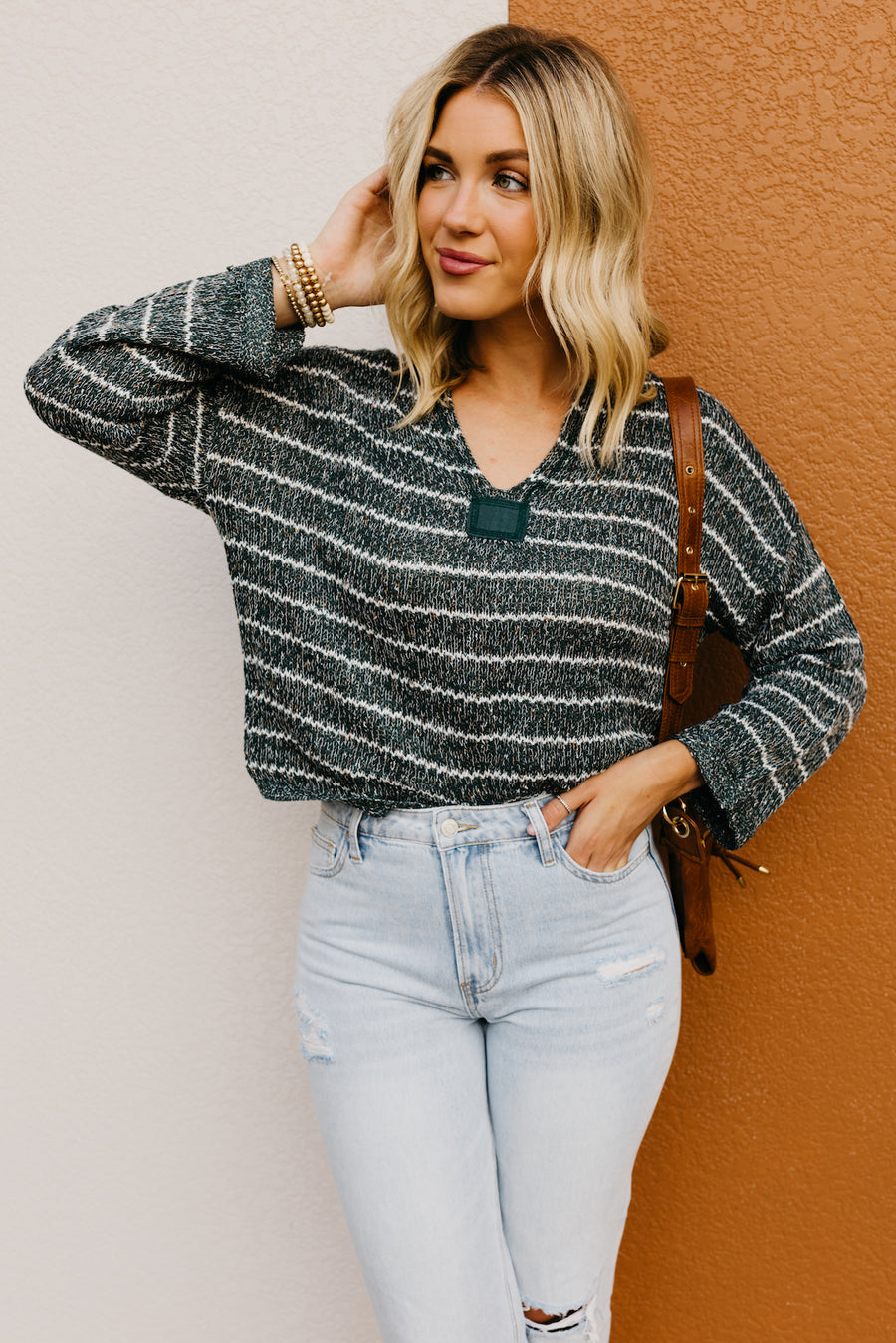 The Johanna Drop Shoulder Raglan Sweater  - FINAL SALE