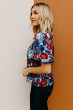 The Lyle Smocked Floral Blouse