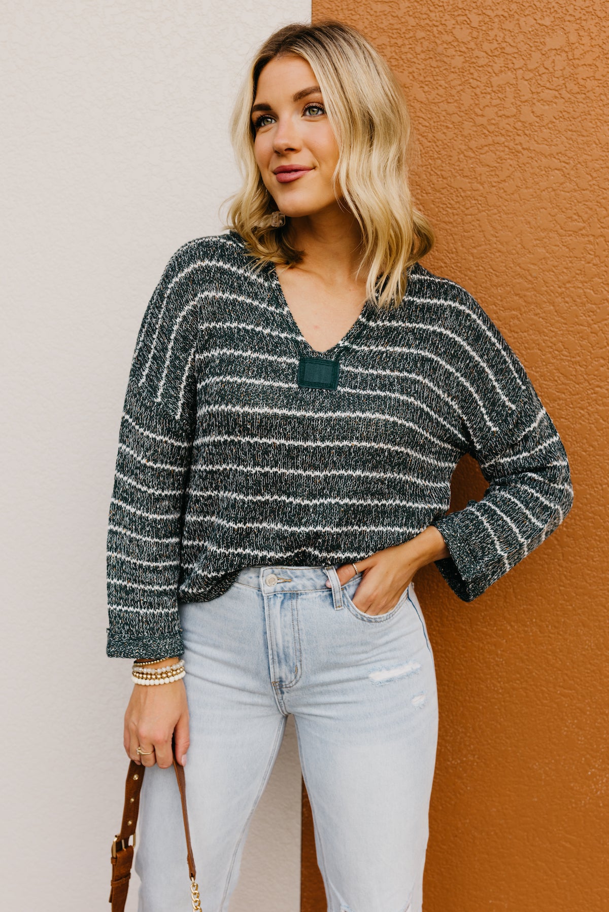 The Johanna Drop Shoulder Raglan Sweater  - FINAL SALE
